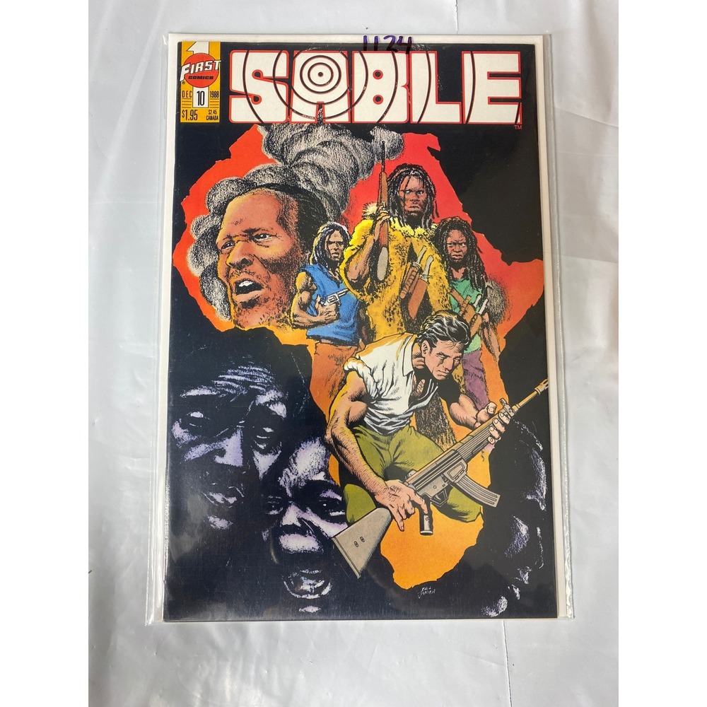 Sable 10 First Comics Dec 1988 Mike Grell Bill Reinhold‎ Copper Age Comic Book